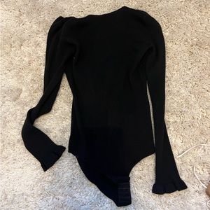 Sézane open back bodysuit